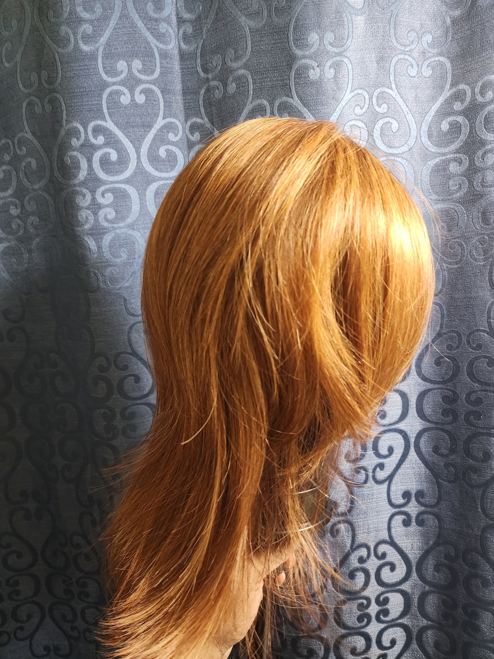 Women’s Short Layered Wig in Auburn - Picture 5 of 10